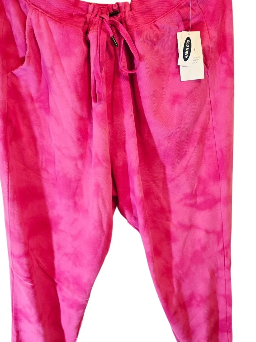 Old Navy Pink Tie-Dye Matching Sweat Set (Top + Joggers)